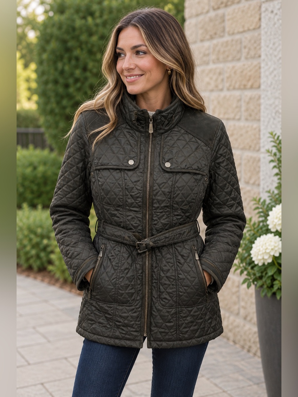 Vince Camuto Quilted Field Jacket
